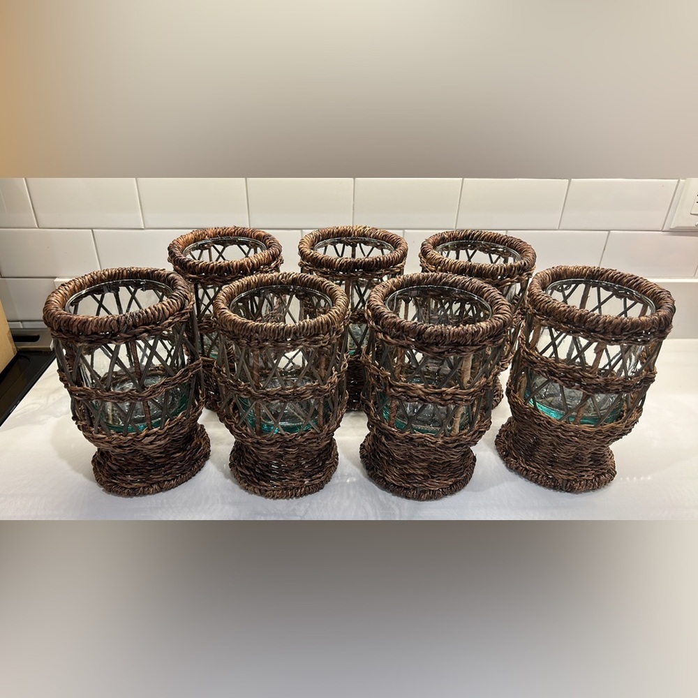 Juliska Devon Willow Hurricane (7 of them)